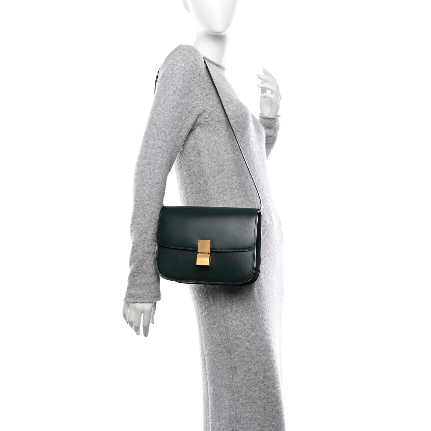 Box Calfskin Classic Box Medium Flap Bag Amazone