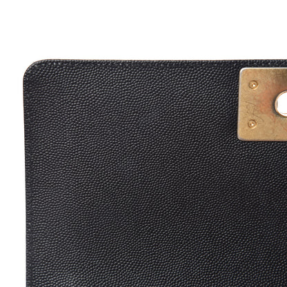Chanel Caviar Quilted Medium Boy Flap Black 12 of 16