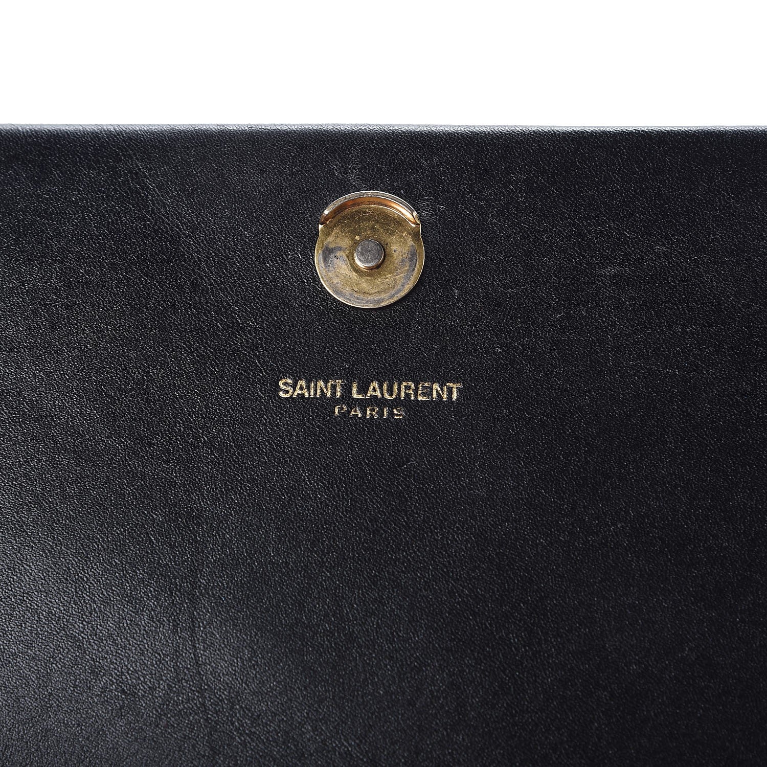 Saint Laurent Smooth Calfskin Medium Classic Monogram Kate Tassel Satchel Black 7 of 9