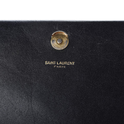 Saint Laurent Smooth Calfskin Medium Classic Monogram Kate Tassel Satchel Black 7 of 9