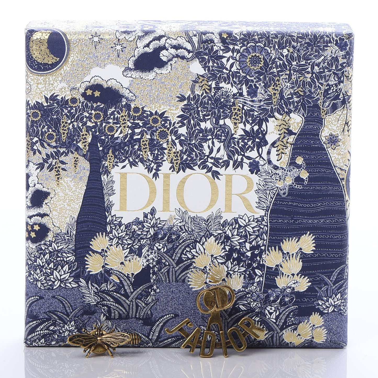 Metal J'Adior Earrings Aged Gold