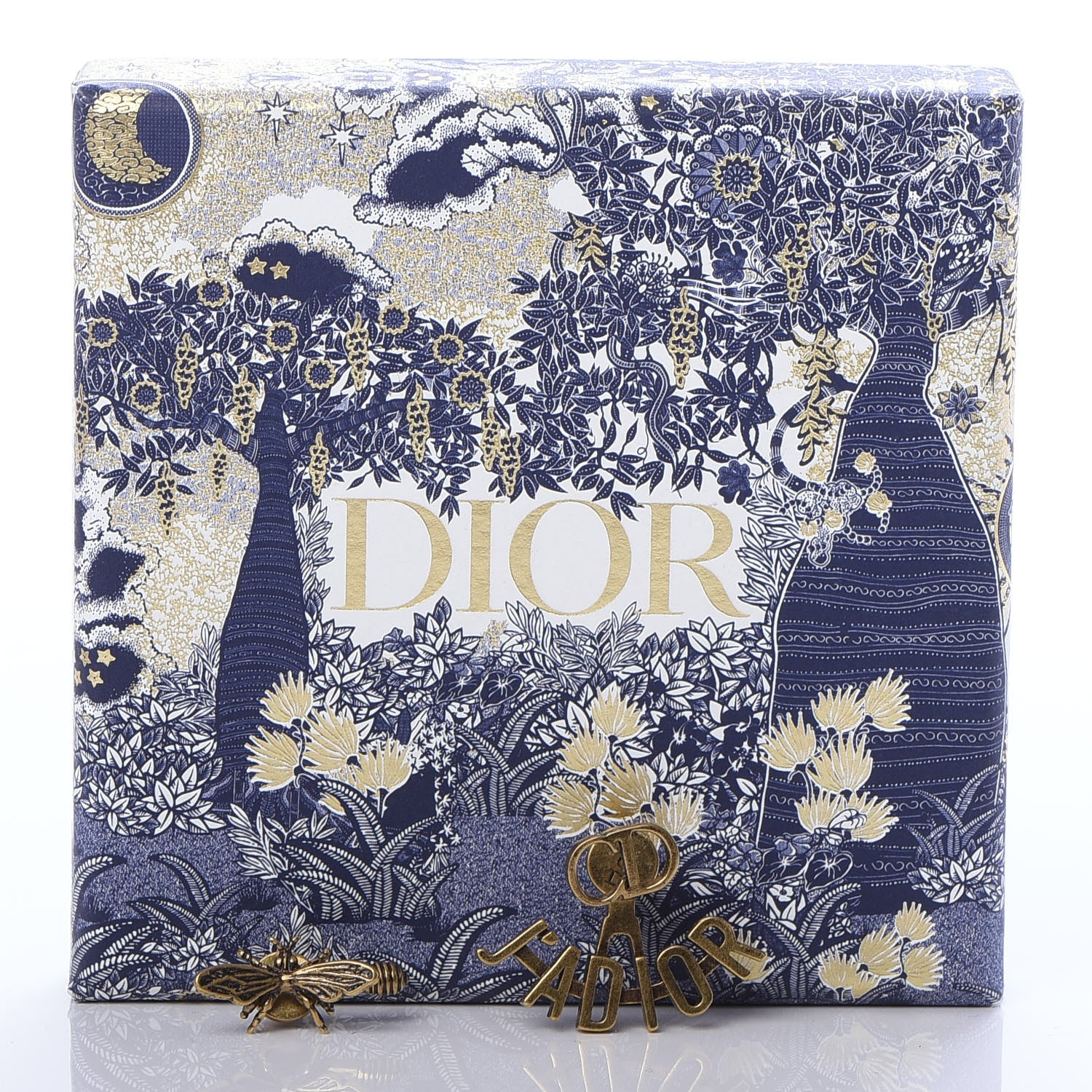 Christian Dior Metal J'Adior Earrings Aged Gold 5 of 5