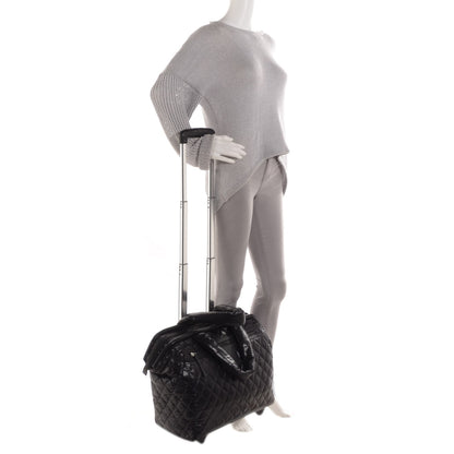 Chanel Nylon Quilted Coco Cocoon Trolley Black 2 of 7
