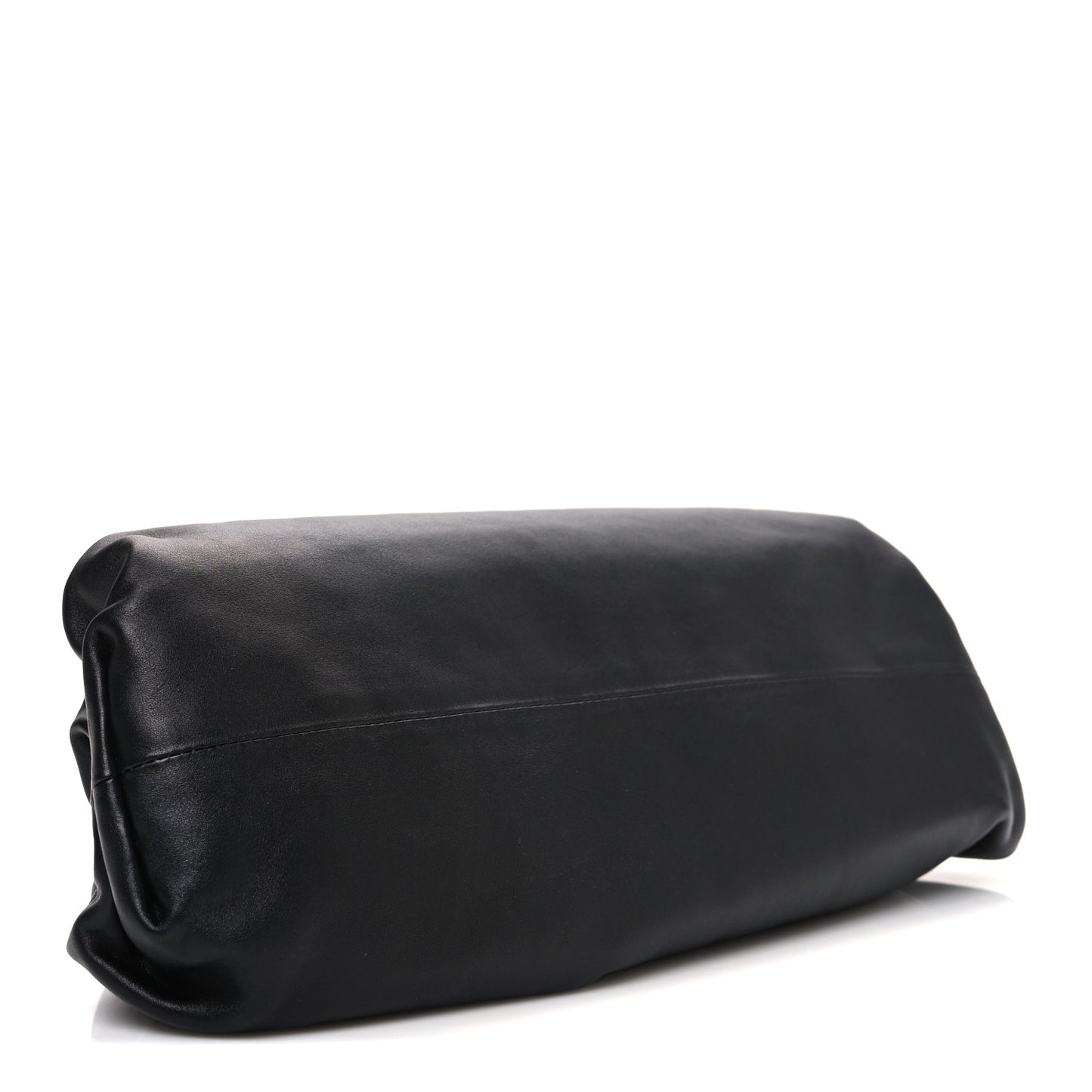 Smooth Butter Calf The Pouch Oversized Clutch Black