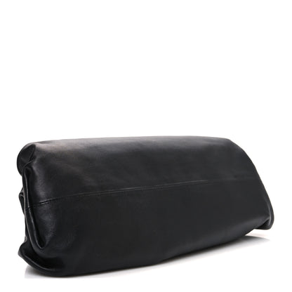 Bottega Veneta Smooth Butter Calf The Pouch Oversized Clutch Black 4 of 11