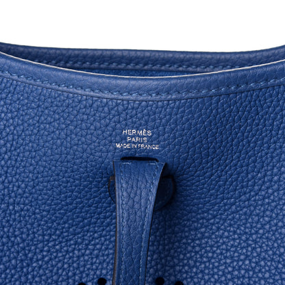 Hermes Taurillon Maurice Zigzag Evelyne TPM Deep Bleu Bleu Zellige Indigo Black 6 of 9
