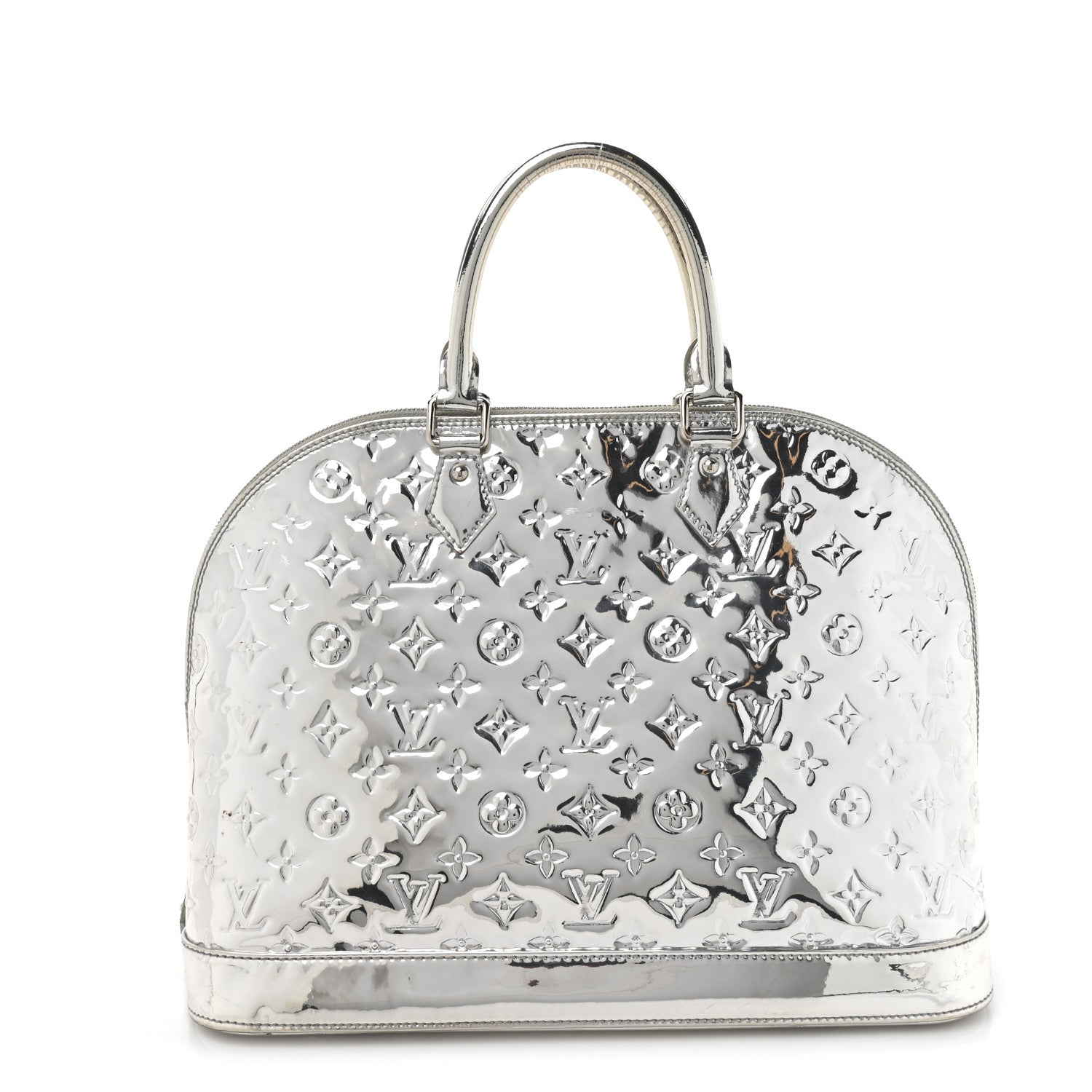 Louis Vuitton Monogram Miroir Alma MM Silver 1 of 33