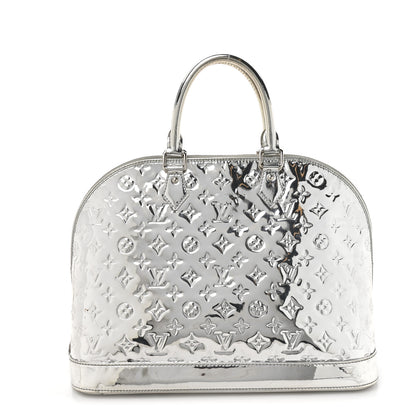 Louis Vuitton Monogram Miroir Alma MM Silver 1 of 33