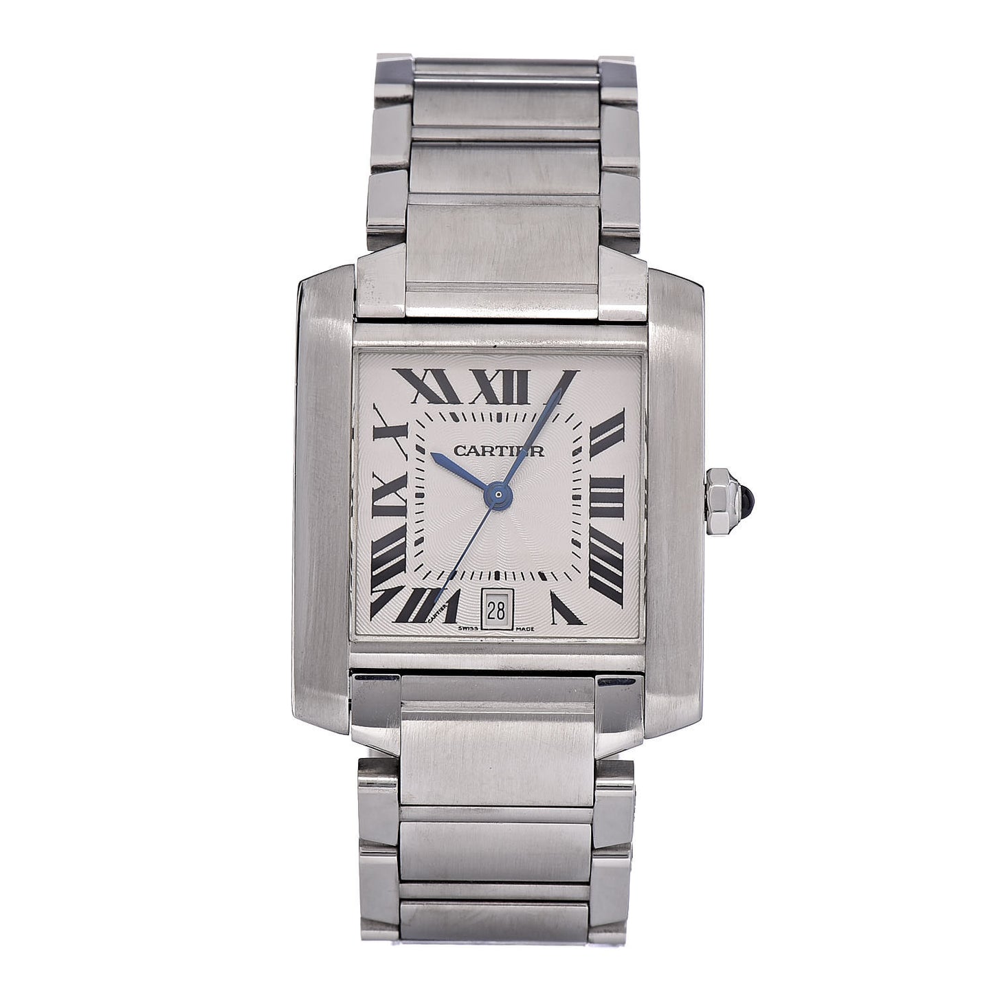 Stainless Steel 28mm Tank Francaise Automatic Watch