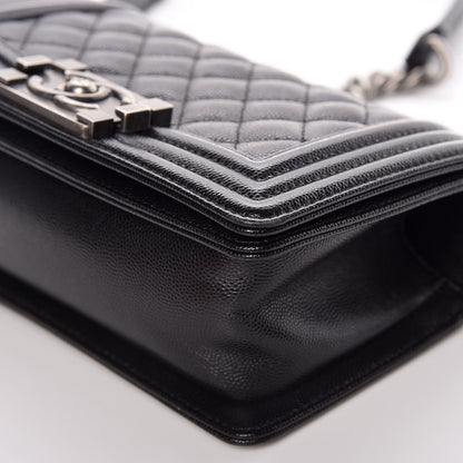 Chanel Caviar Quilted Small Boy Flap Black 10 of 13