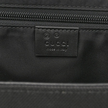 Gucci Techno Canvas Web Flap Messenger Bag Black 5 of 9