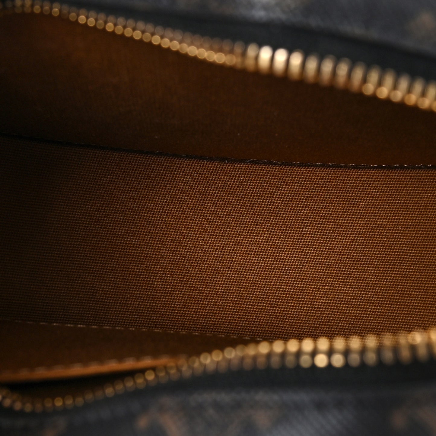 Canvas Calfskin Cuir Triomphe Oval Purse Crossbody Tan