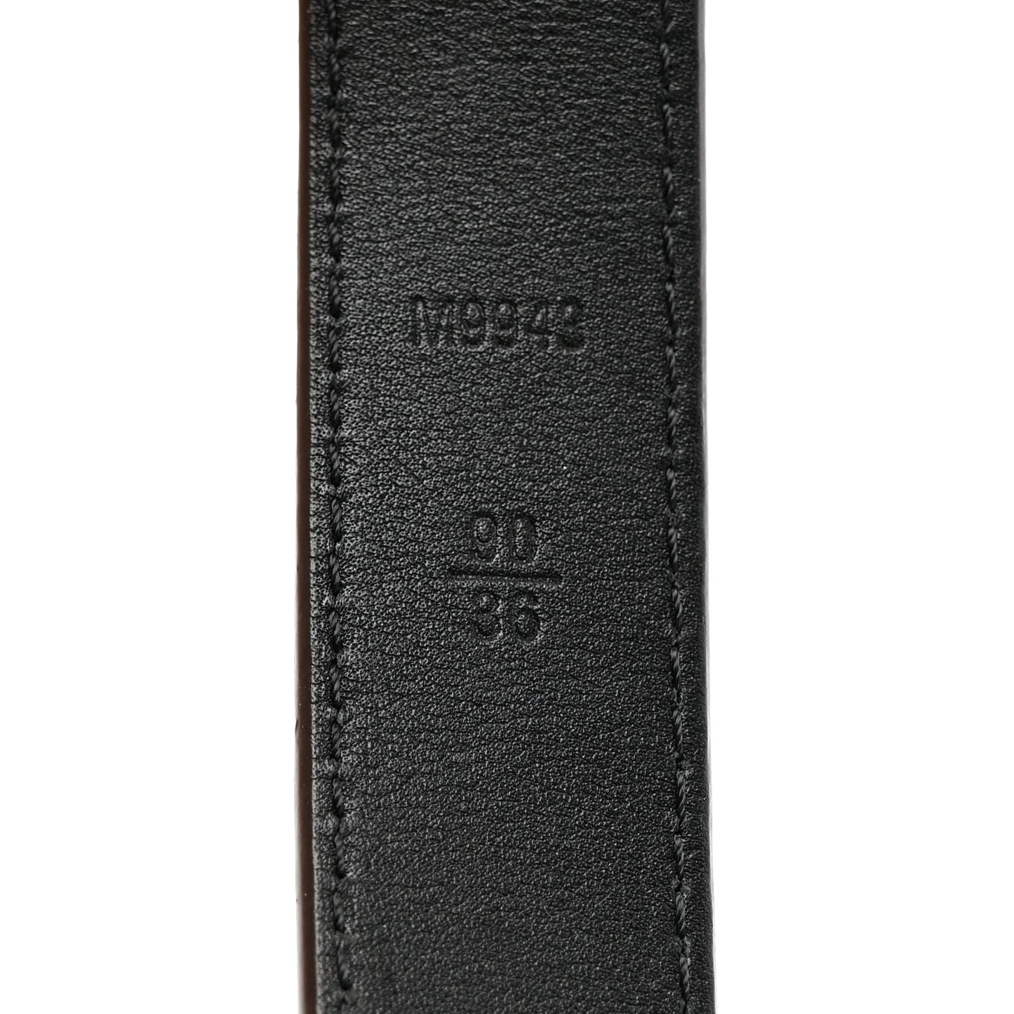 Monogram 25mm LV Malletier Belt 90 36