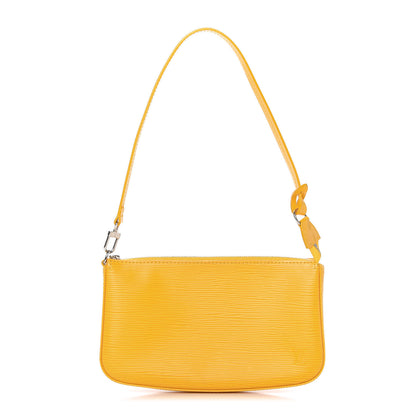 Louis Vuitton Epi Pochette Accessories NM Citron 1 of 10