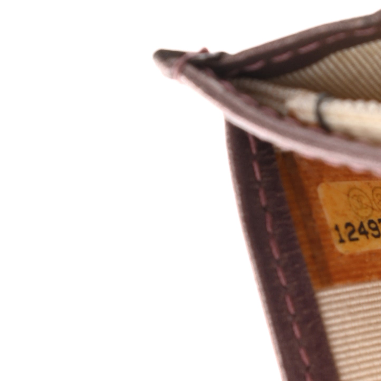 Aged Calfskin Quilted Reissue 2.55 Yen Wallet Purple