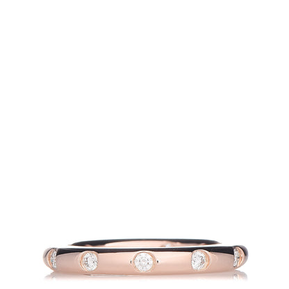 Tiffany 18K Rose Gold Diamond Bezet Band Ring 47 4 1 of 4