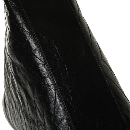 Saint Laurent Crinkled Calfskin Matelasse Monogram Large Niki Shopper Tote Black 12 of 16
