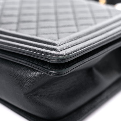 Chanel Caviar Quilted New Medium Boy Flap Black 8 of 16