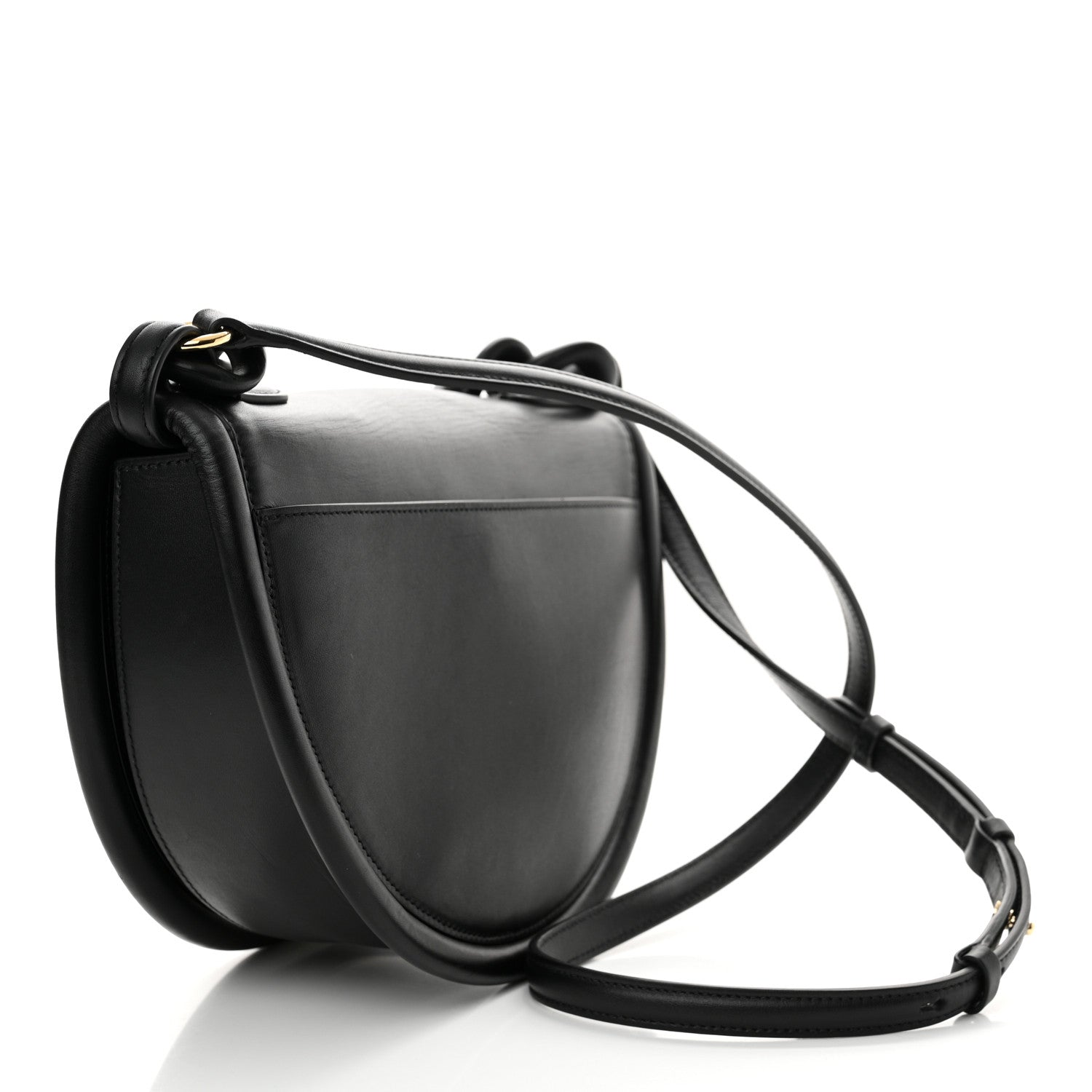 Salvatore Ferragamo Calfskin Aura Shoulder Bag Black 3 of 15