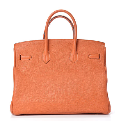 Hermes Togo Birkin 35 Orange 3 of 36