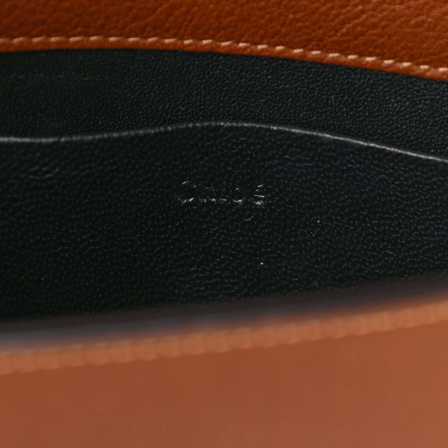 Calfskin Small Nile Bracelet Minaudiere Bag Caramel