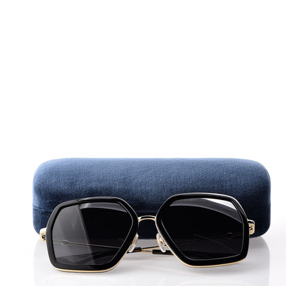 Gucci Acetate Oversize Square Frame GG0106S Sunglasses Black 7 of 7