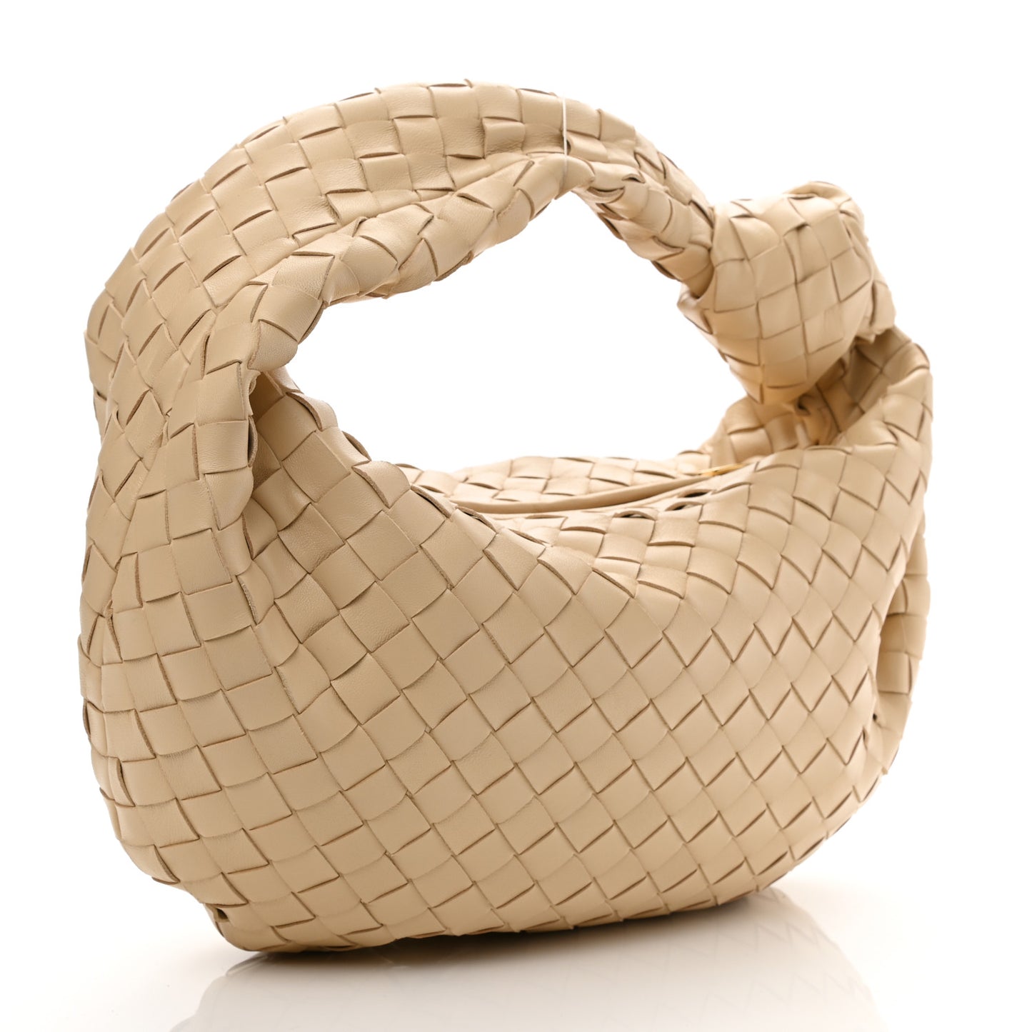 Nappa Intrecciato Teen Jodie Hobo Porridge