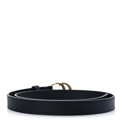 Gucci Calfskin Double G 20mm Belt 70 28 Black 2 of 6