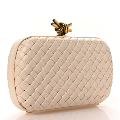 Bottega Veneta Nappa Intrecciato Minaudiere Knot Clutch Lotus 3 of 10