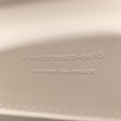 Saint Laurent Calfskin Monogram Baby Cabas Dove White 7 of 15