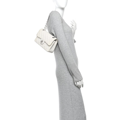 Chanel Caviar Quilted Small Double Flap White 2 of 10