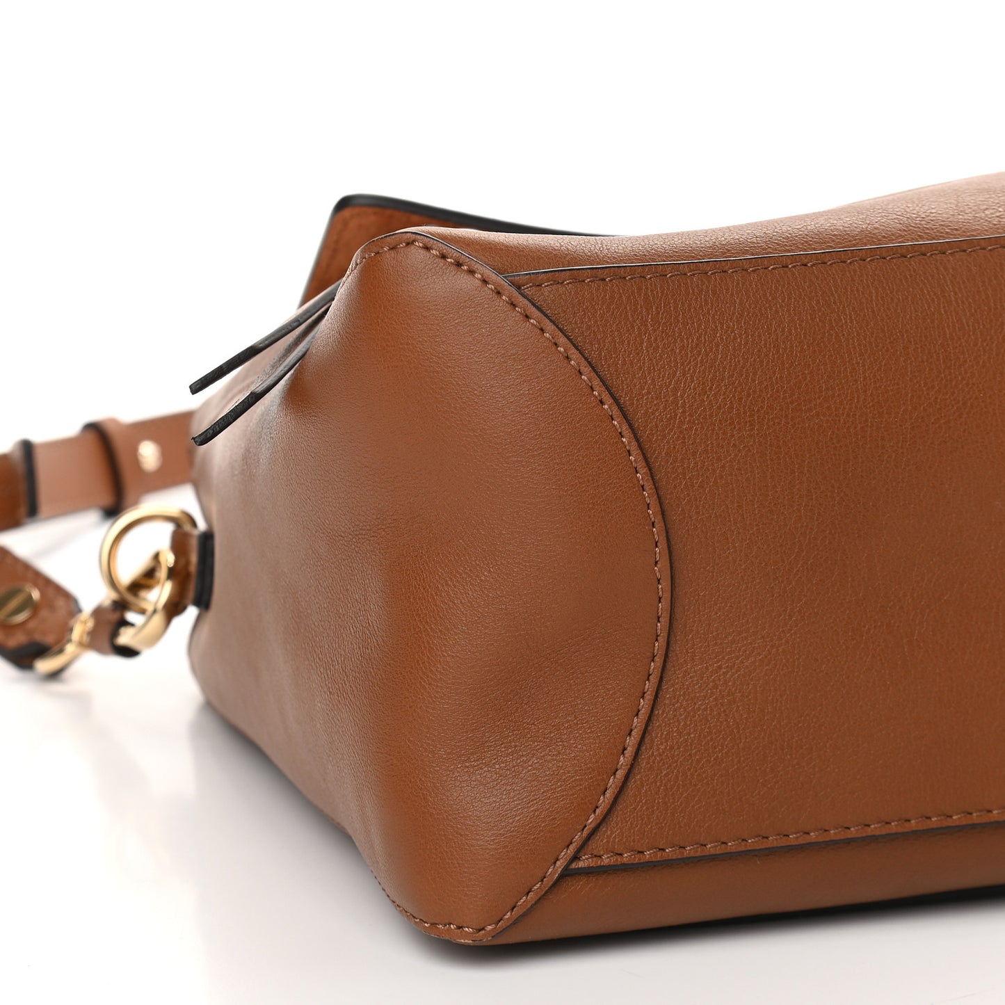 Calfskin Medium Faye Day Shoulder Bag Tan