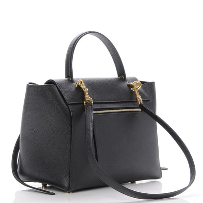 Celine Grained Calfskin Mini Belt Bag Black 4 of 9