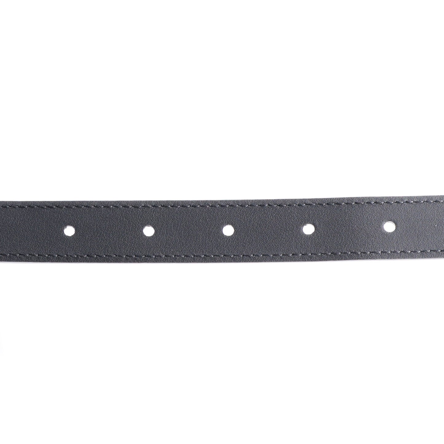 Plutone Calfskin Palladium Double G 20mm Belt 85 34 Black