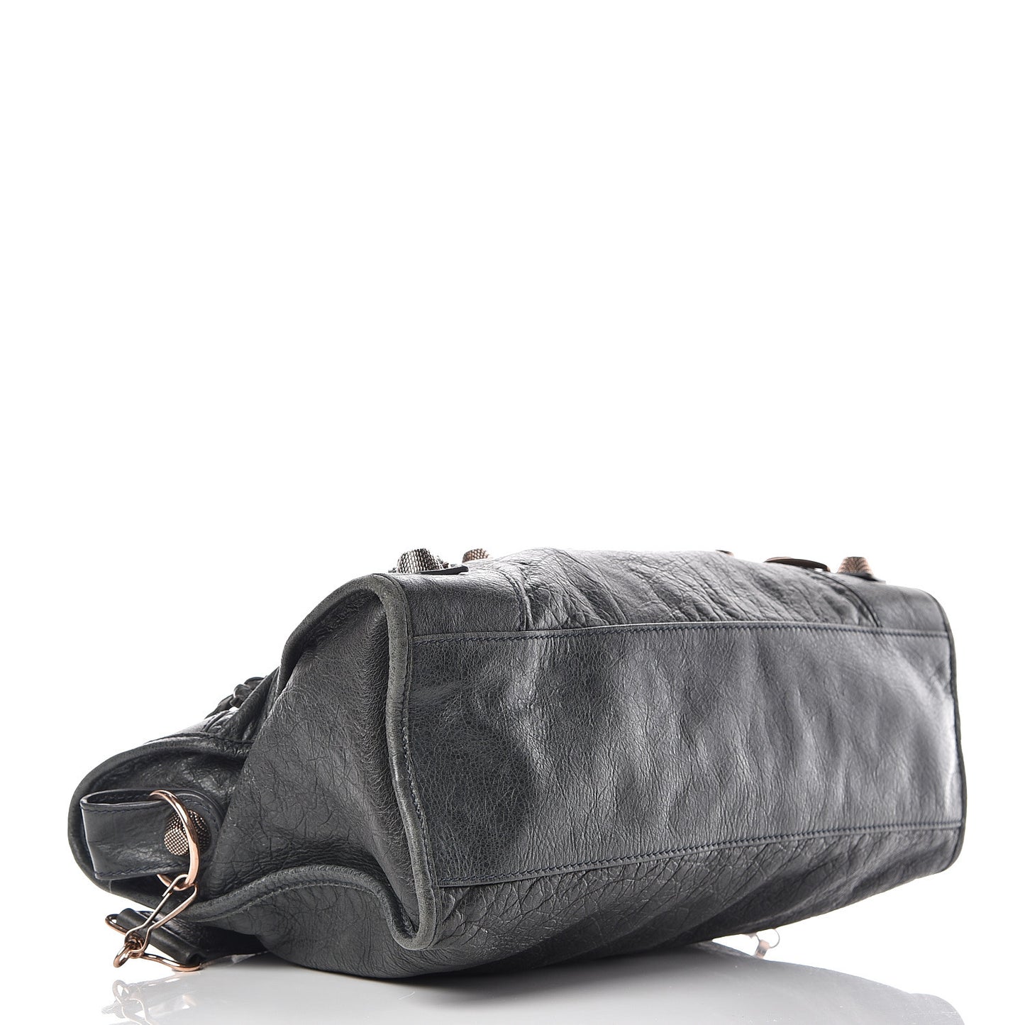 Agneau Giant 21 Rose Gold Hardware City Anthracite