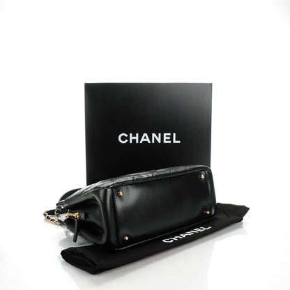 Chanel Caviar Quilted CC Timeless Tote Black 4 of 7