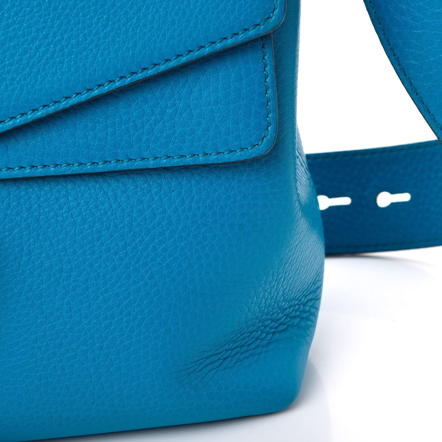Gucci Calfskin GG Marmont Shoulder Bag Turquoise 9 of 9