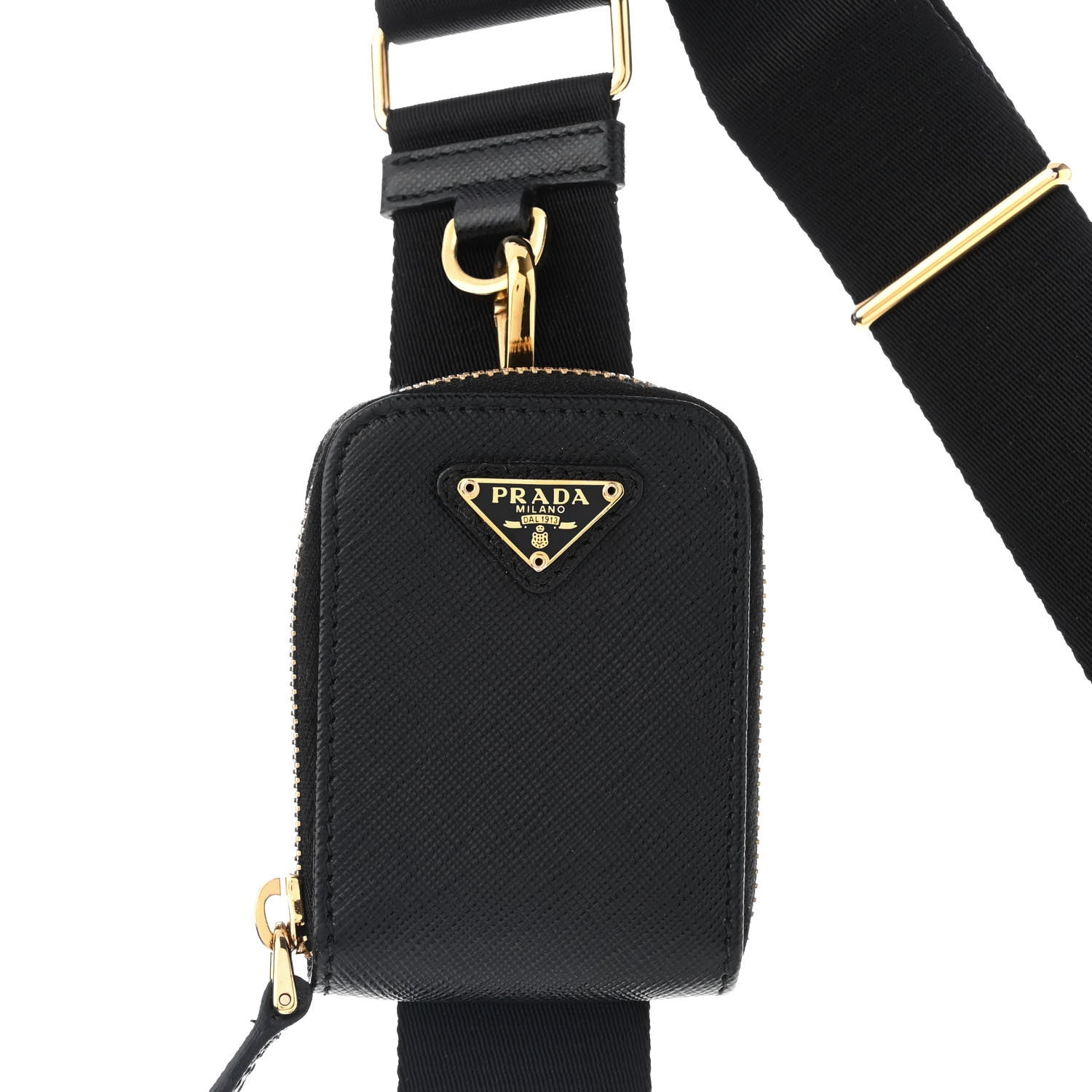 Prada Saffiano Lux Re-Edition 2005 Shoulder Bag Black 10 of 13