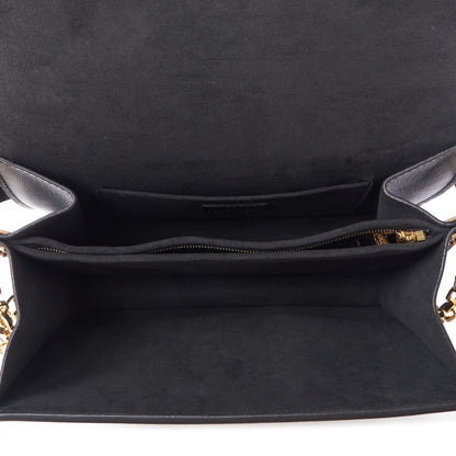 Louis Vuitton Smooth Calfskin Dauphine MM Black 5 of 9