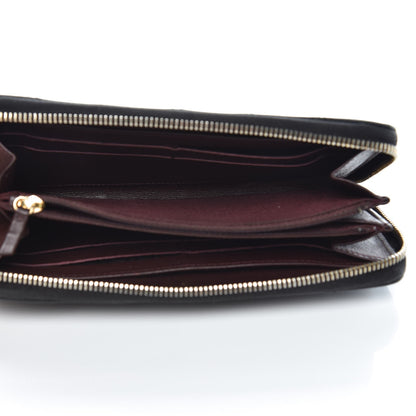 Chanel Caviar Quilted Large Gusset Zip Around Wallet Navy 5 of 14