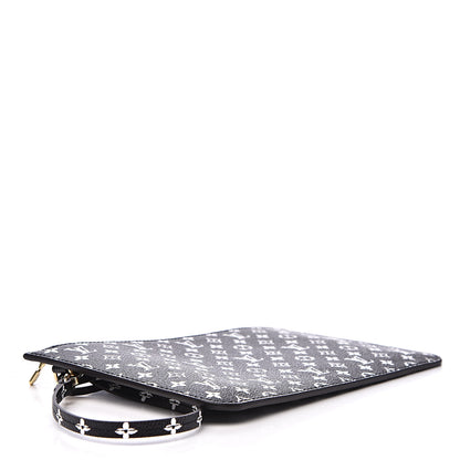 Louis Vuitton Monogram Giant Jungle Neverfull MM GM Pochette Black 3 of 7