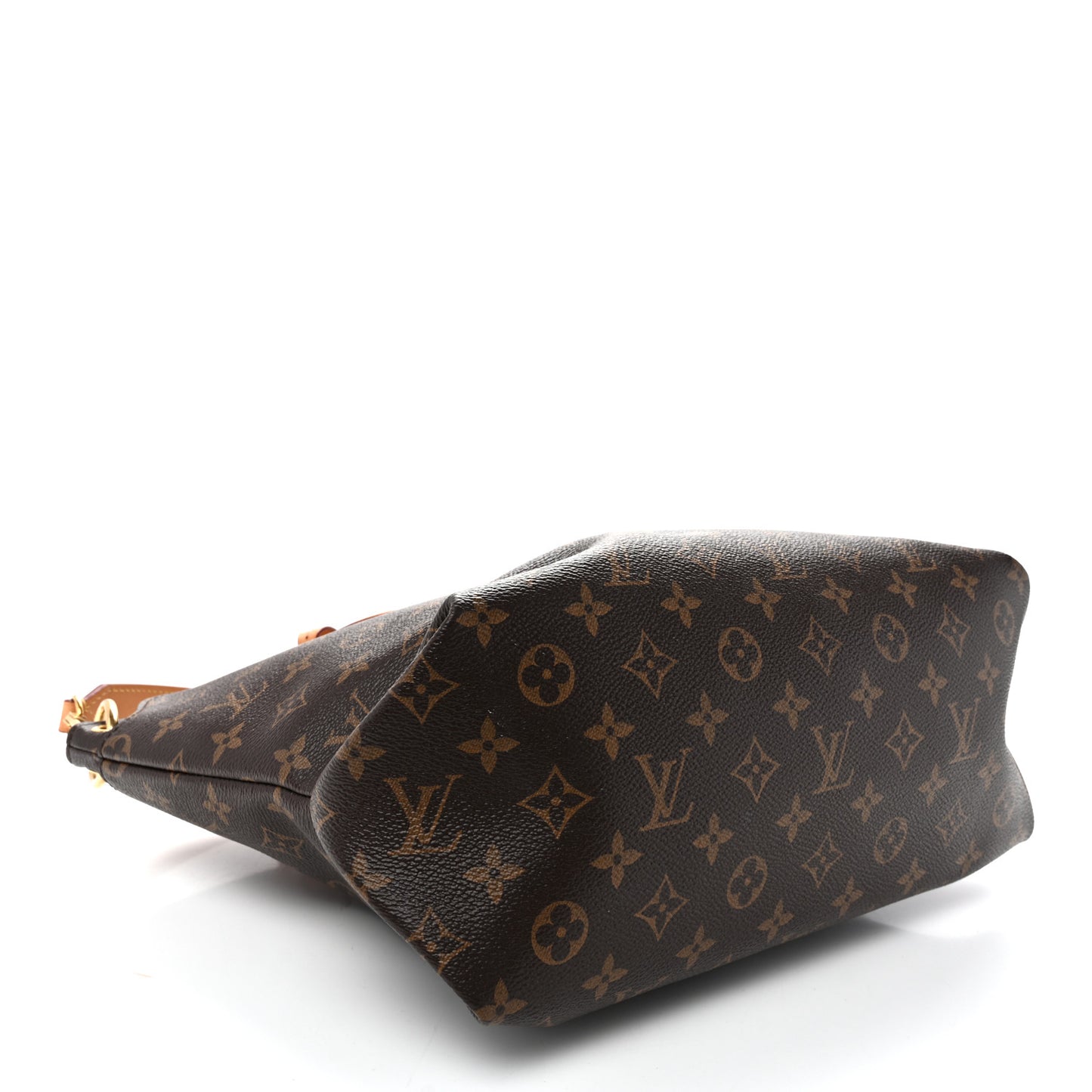 Monogram Flower Zipped Tote MM Beige