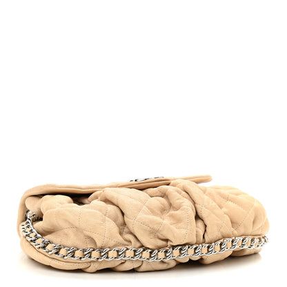 Chanel Washed Lambskin Quilted Mini Chain Around Flap Beige 4 of 12
