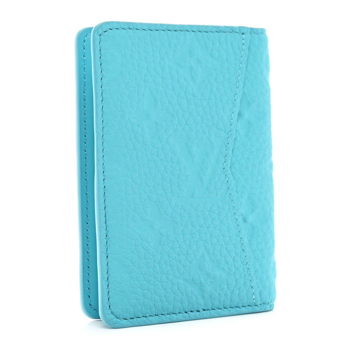 Taurillon Monogram Pocket Organizer Turquoise