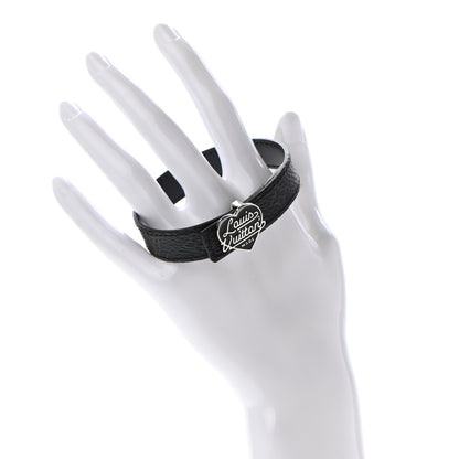 Louis Vuitton X NIGO Monogram Eclipse LV Heart Reversible Bracelet 2 of 5