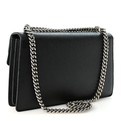 Gucci Pebbled Calfskin Small Dionysus Shoulder Bag Black 2 of 12