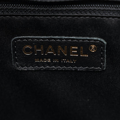 Chanel Caviar Quilted Petit Shopping Tote PST Black 6 of 10