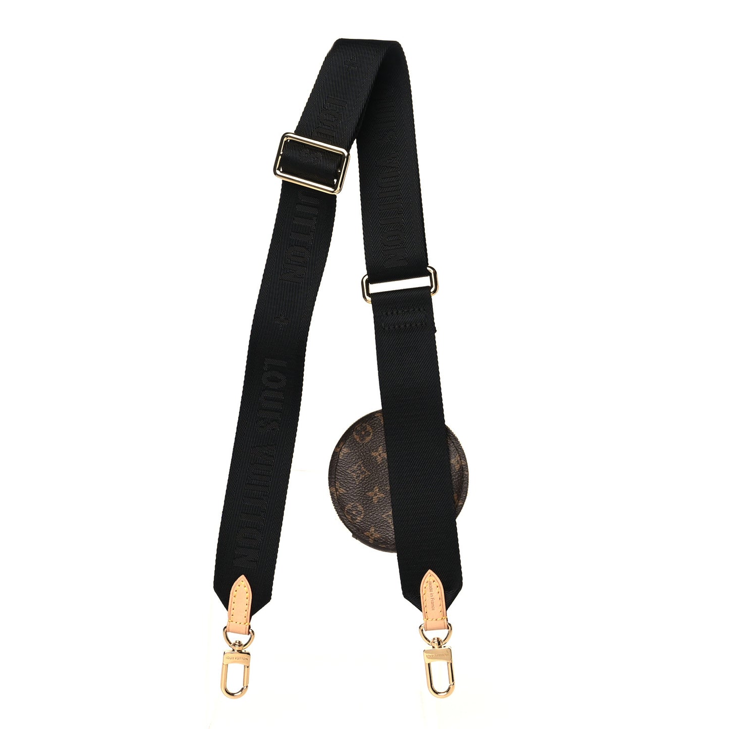 Monogram Multi Pochette Accessories Bandouliere Shoulder Strap Black