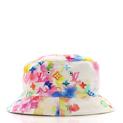Louis Vuitton Watercolor Cotton Transformable Bob Bucket Hat 58 Multicolor 4 of 8