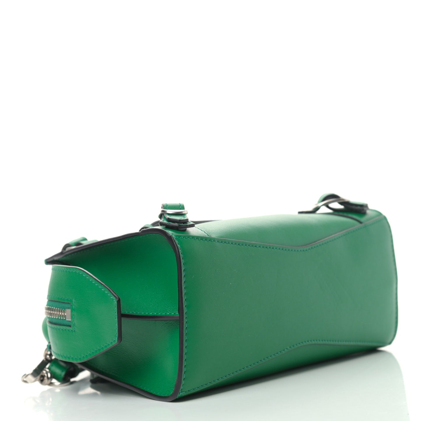 Smooth Calfskin Neo Classic Silver Hardware Mini City Grass Green